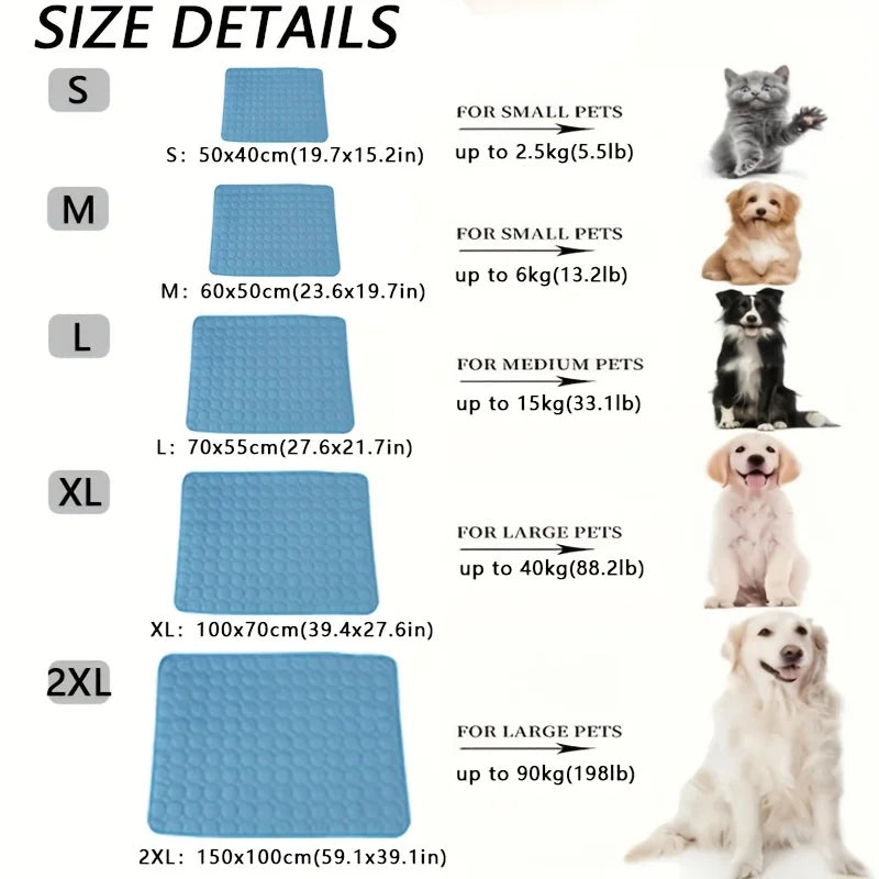 Chill Zone Cooling Mat — Instant Heat Relief for Dogs