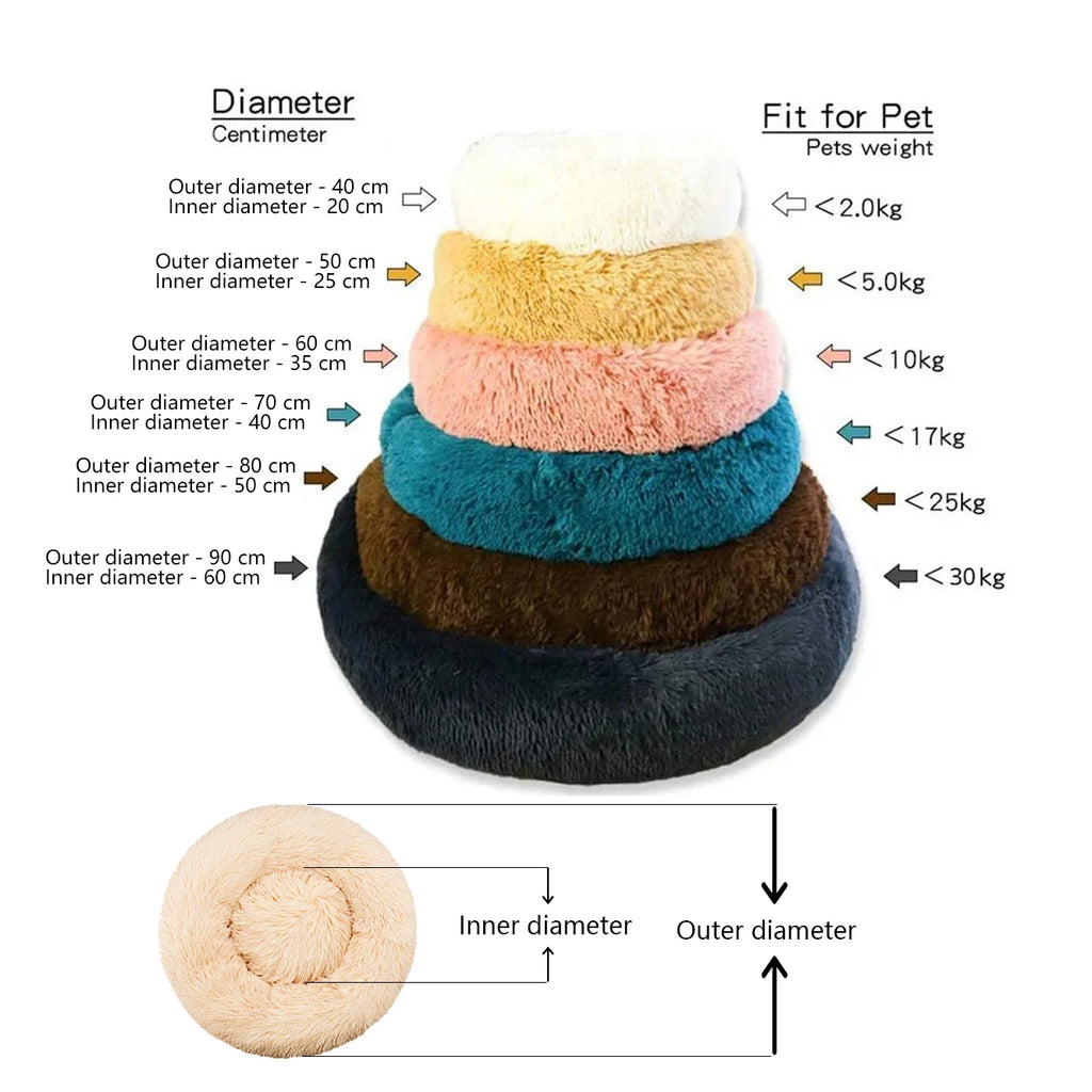 CalmCanine Calming Donut Bed — Anti-Anxiety Cuddler for Dogs