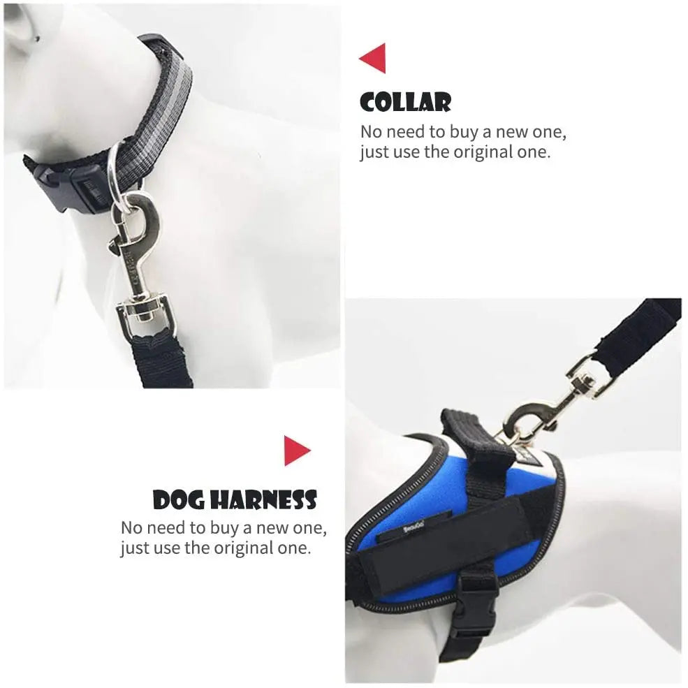 BuckleUp Dog Seat Belt - Adjustable Car Safety Tether