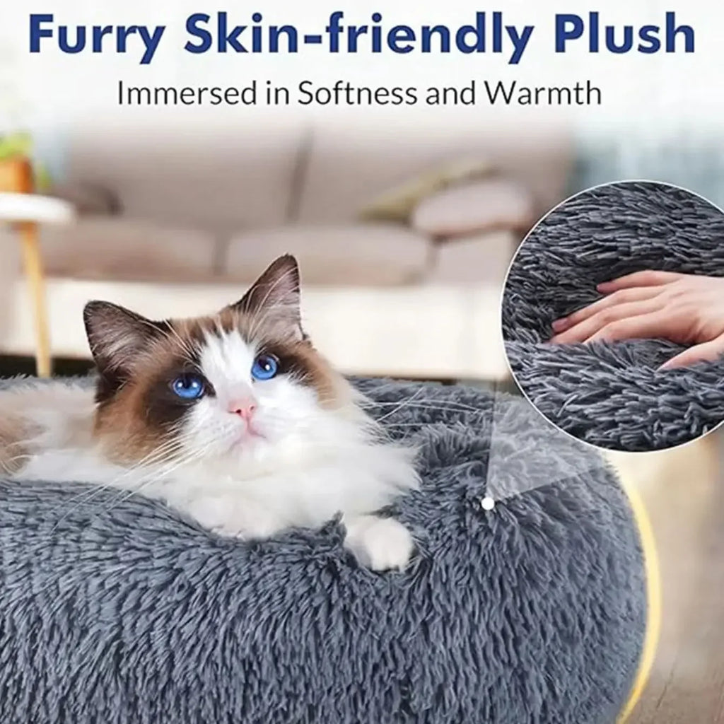 CalmCanine Calming Donut Bed — Anti-Anxiety Cuddler for Dogs