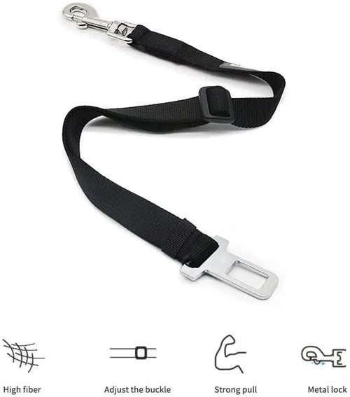 BuckleUp Dog Seat Belt - Adjustable Car Safety Tether